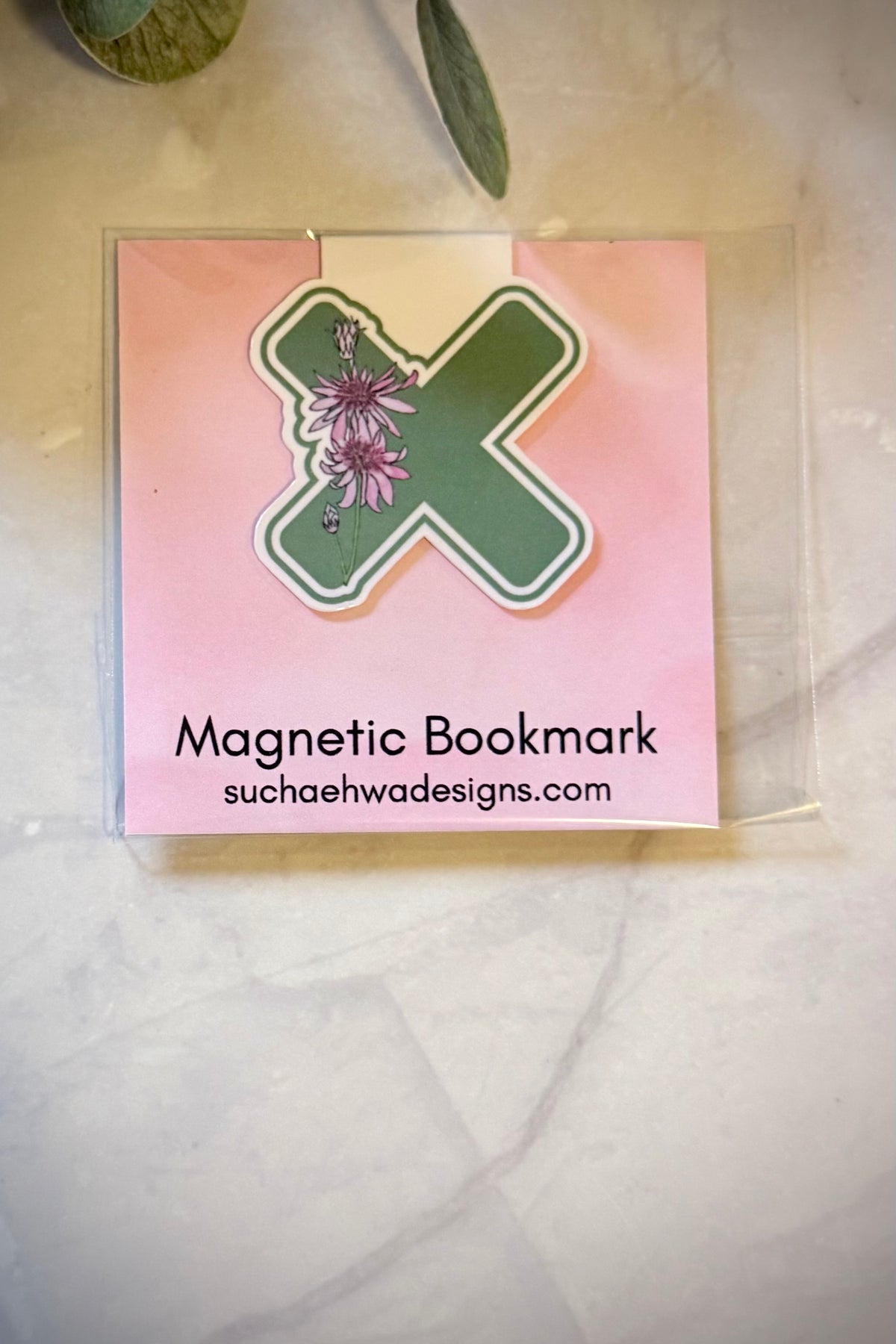 "X" Magnetic Bookmark