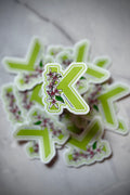 "K" Sticker