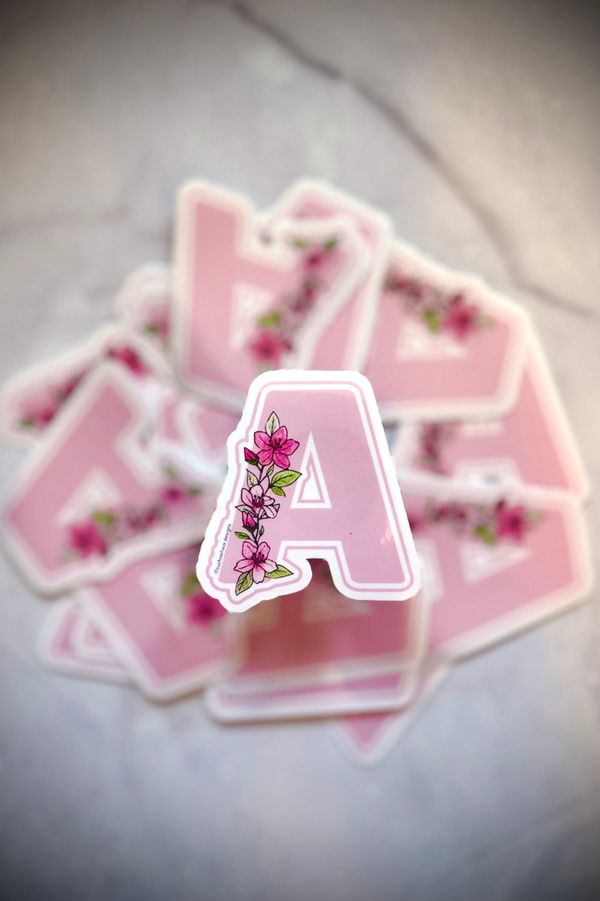 "A" Sticker