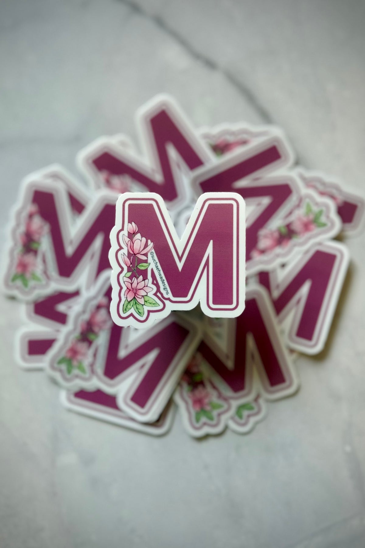 "M" Sticker