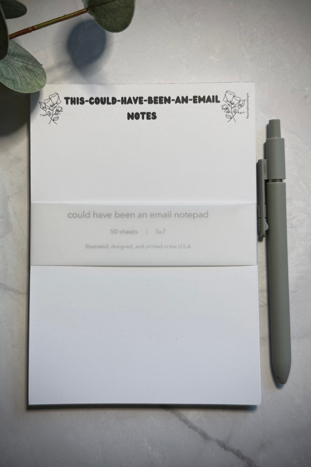 5x7 Notepad
