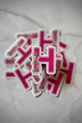 "H" Sticker