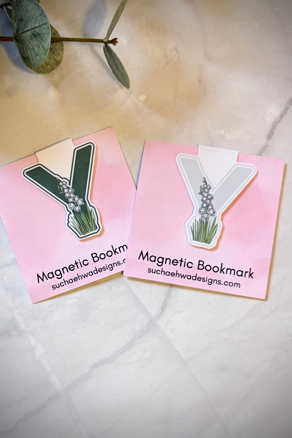 "Y" Magnetic Bookmark