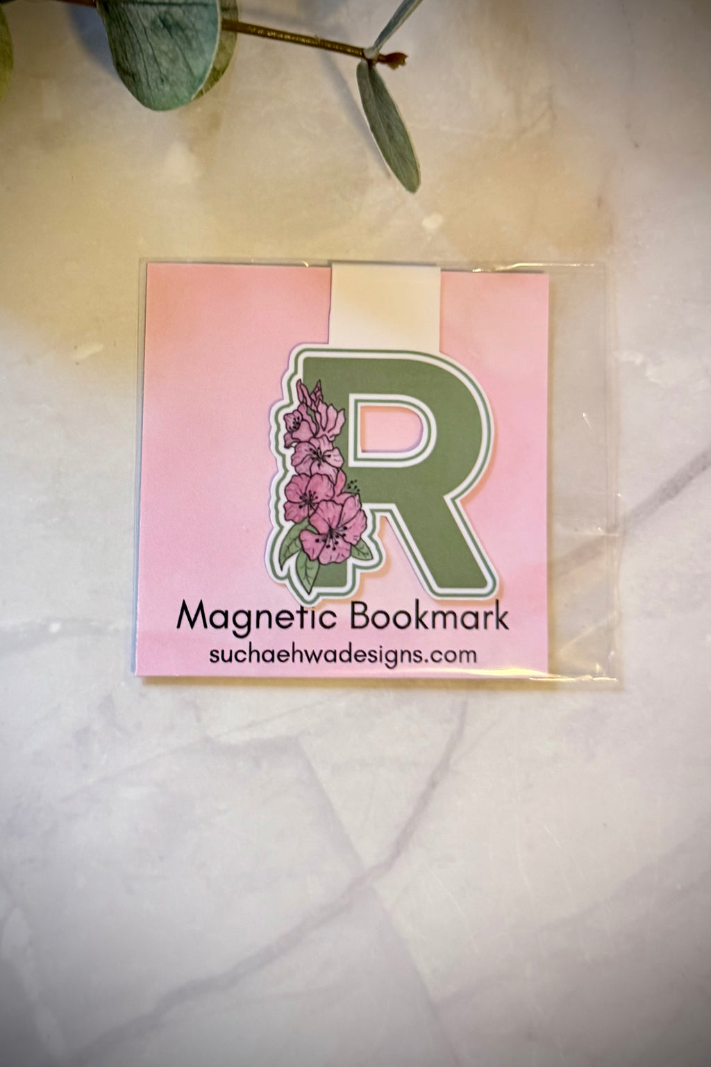 "R" Magnetic Bookmark