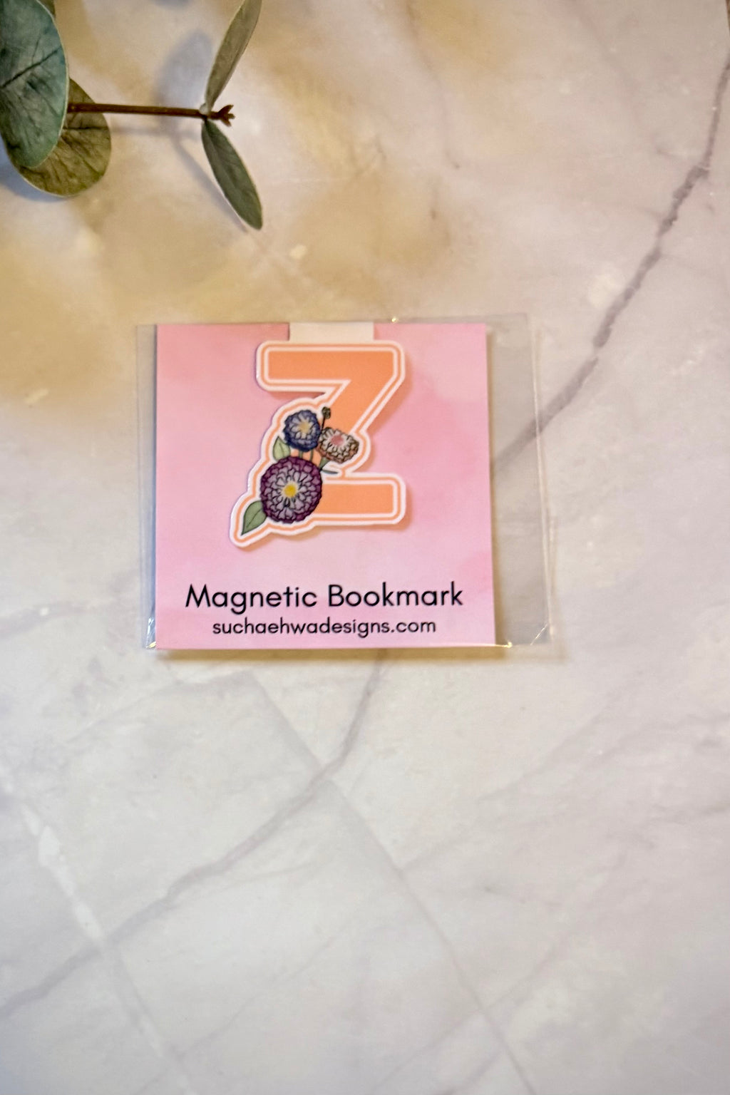 "Z" Magnetic Bookmark