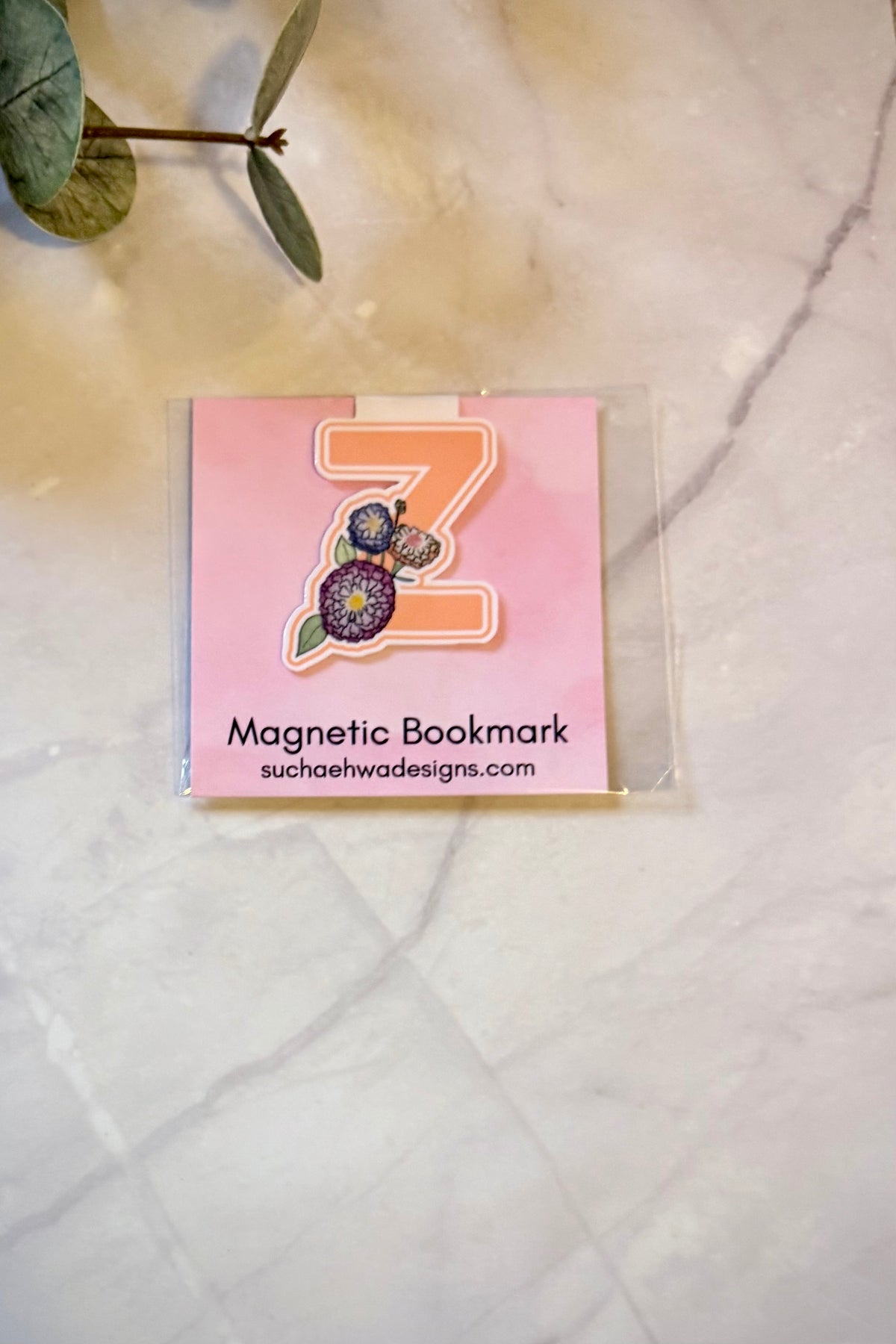 "Z" Magnetic Bookmark