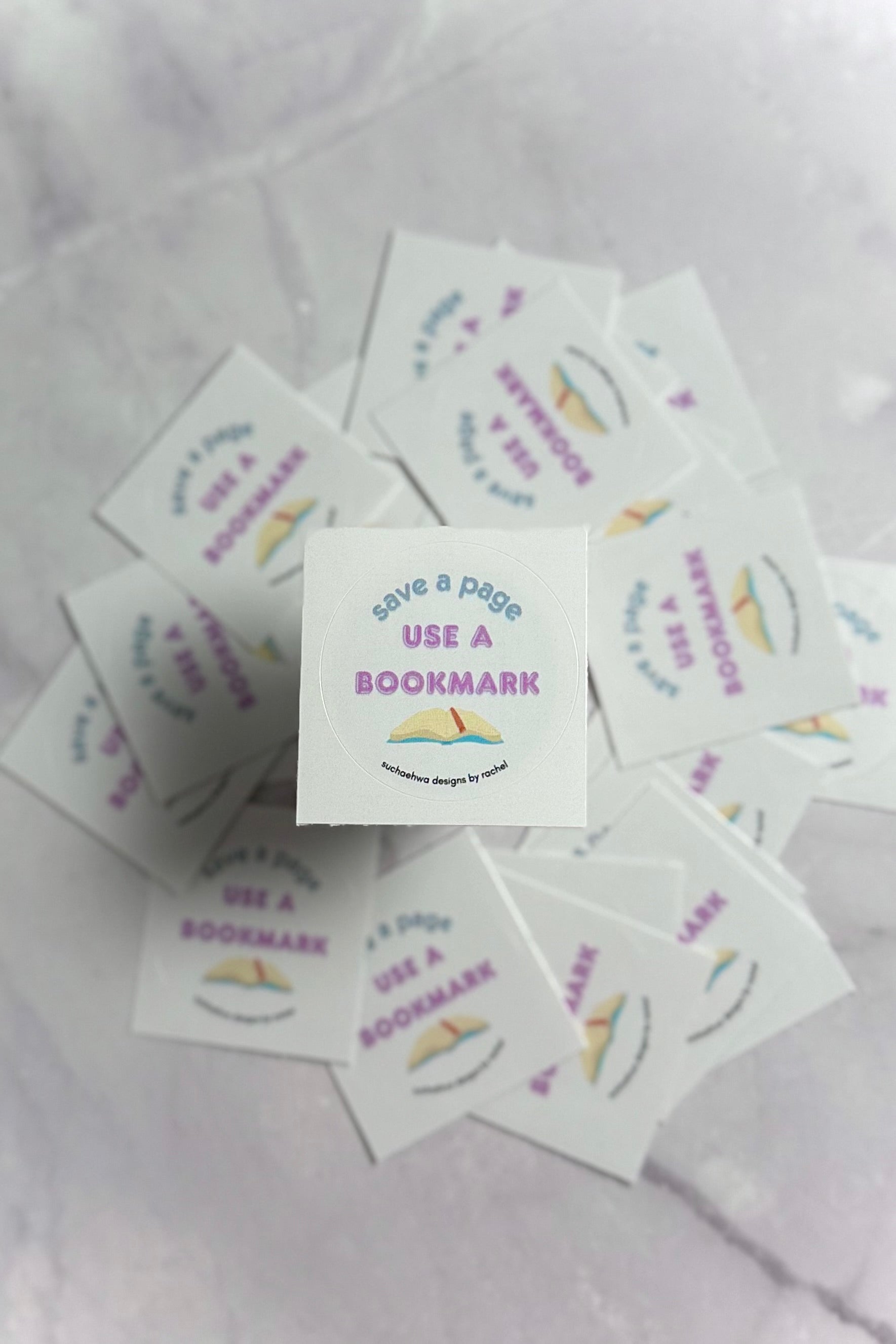 Save a Page Sticker - Book