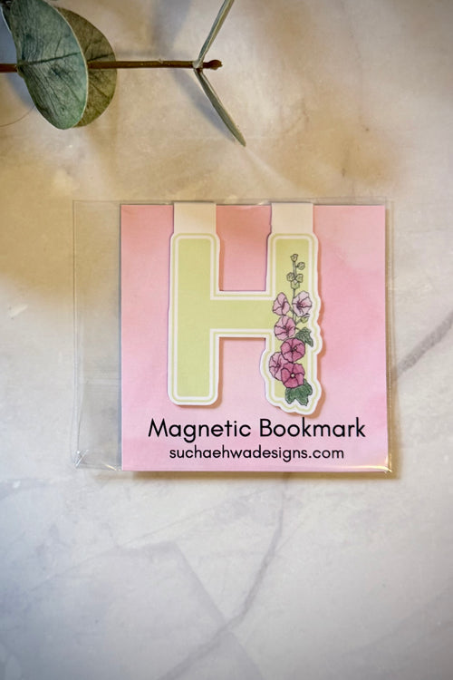 "H" Magnetic Bookmark