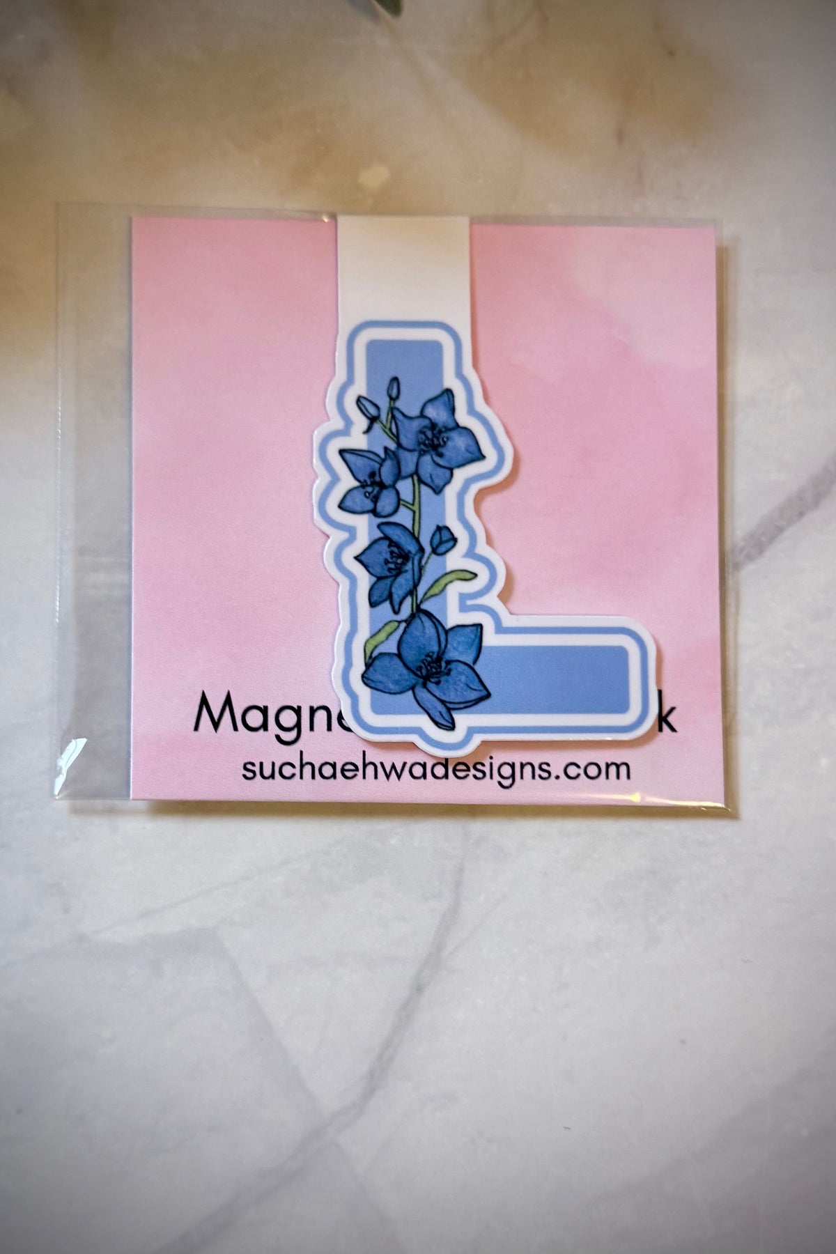 "L" Magnetic Bookmark