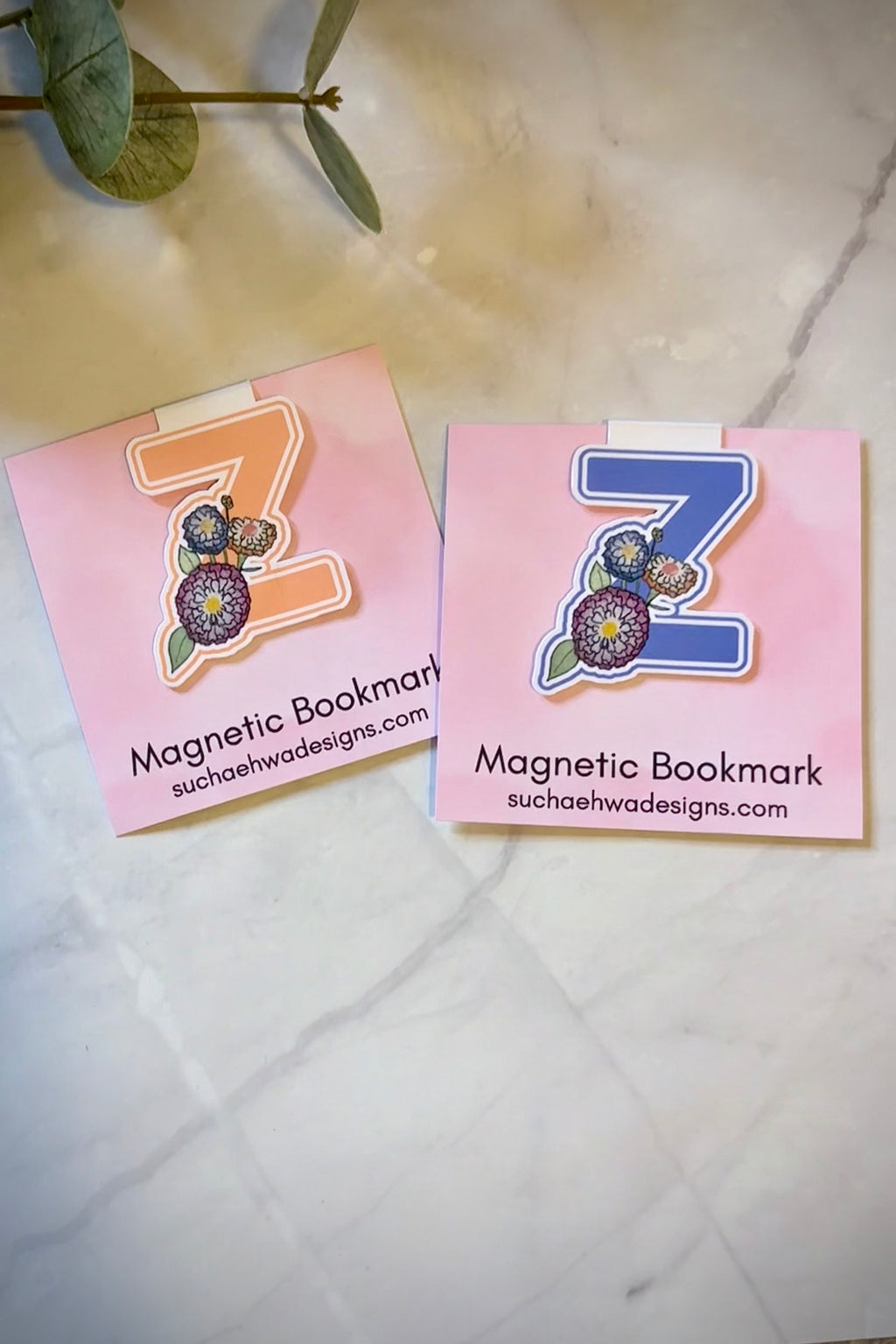 "Z" Magnetic Bookmark