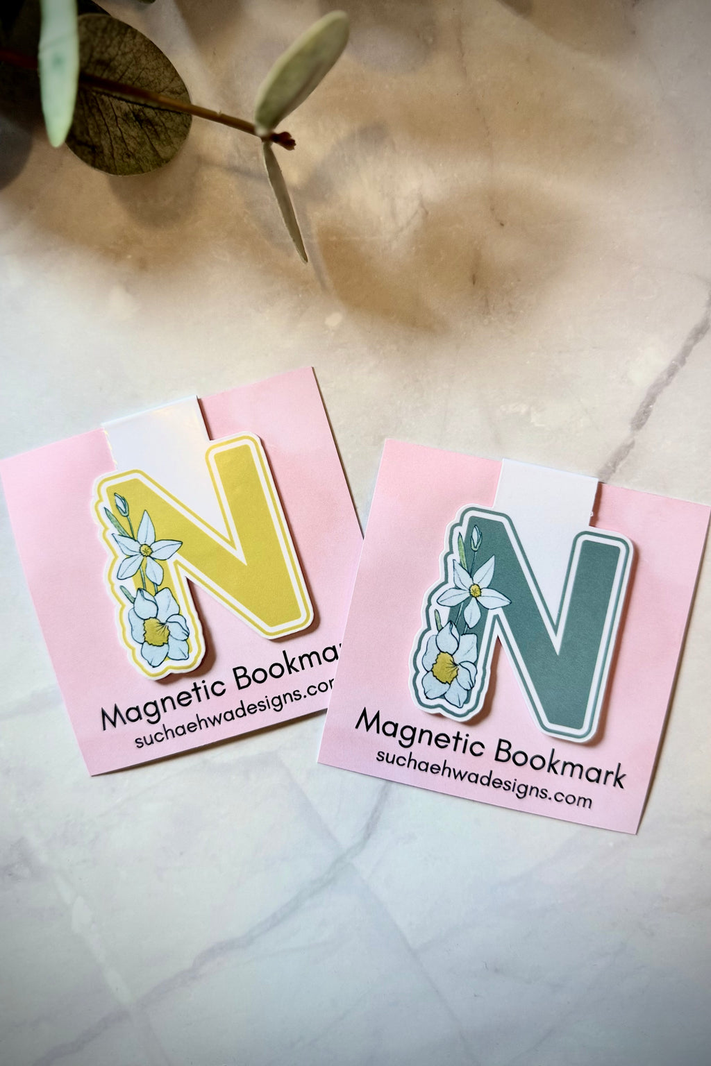 "N" Magnetic Bookmark