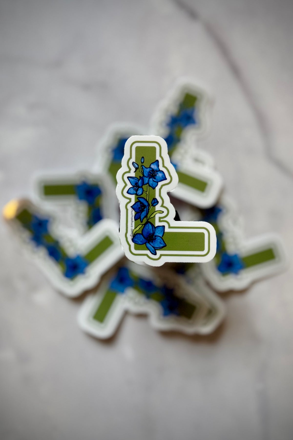 "L" Sticker