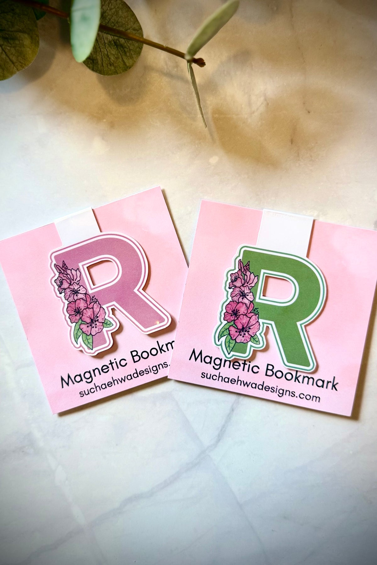 "R" Magnetic Bookmark
