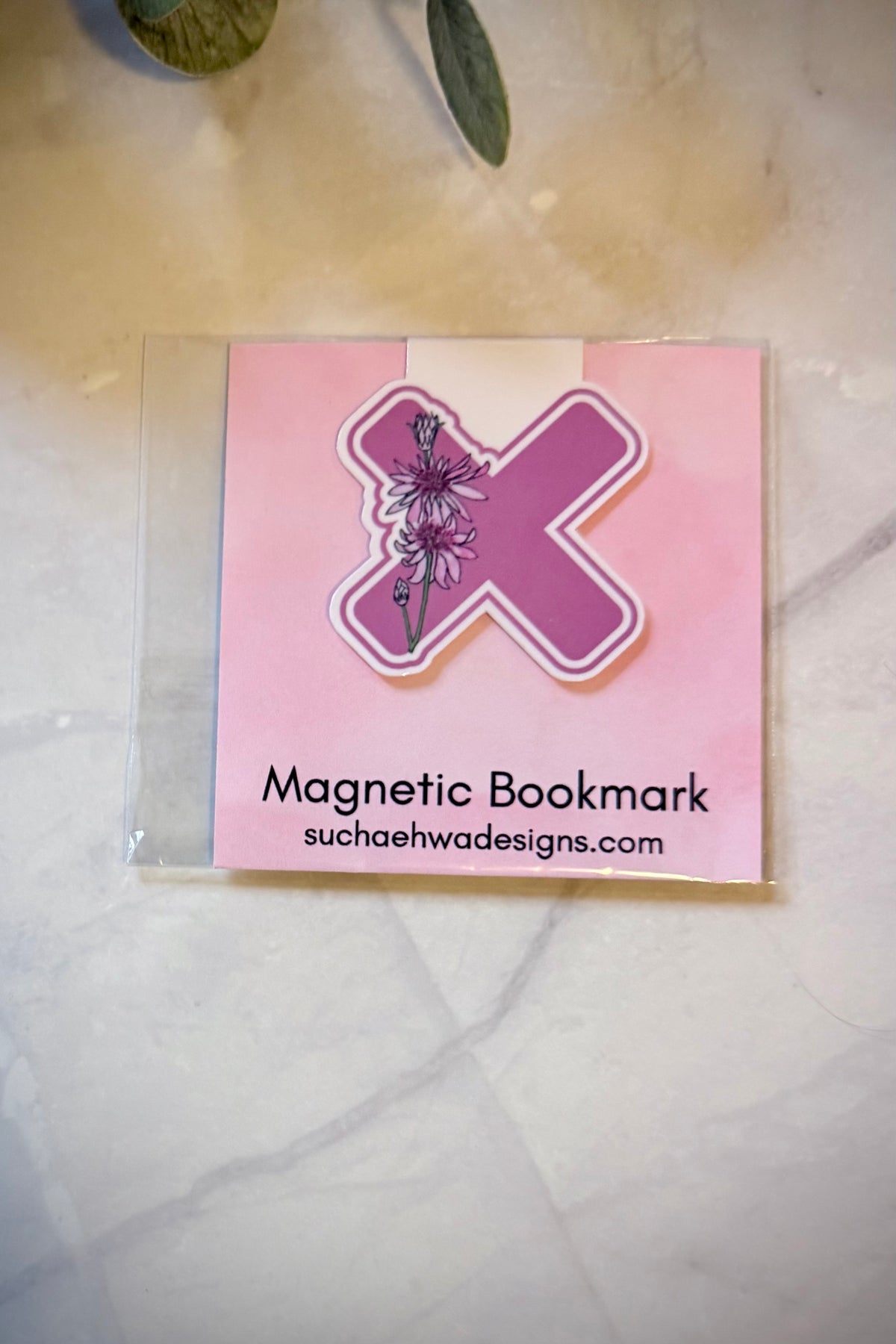 "X" Magnetic Bookmark