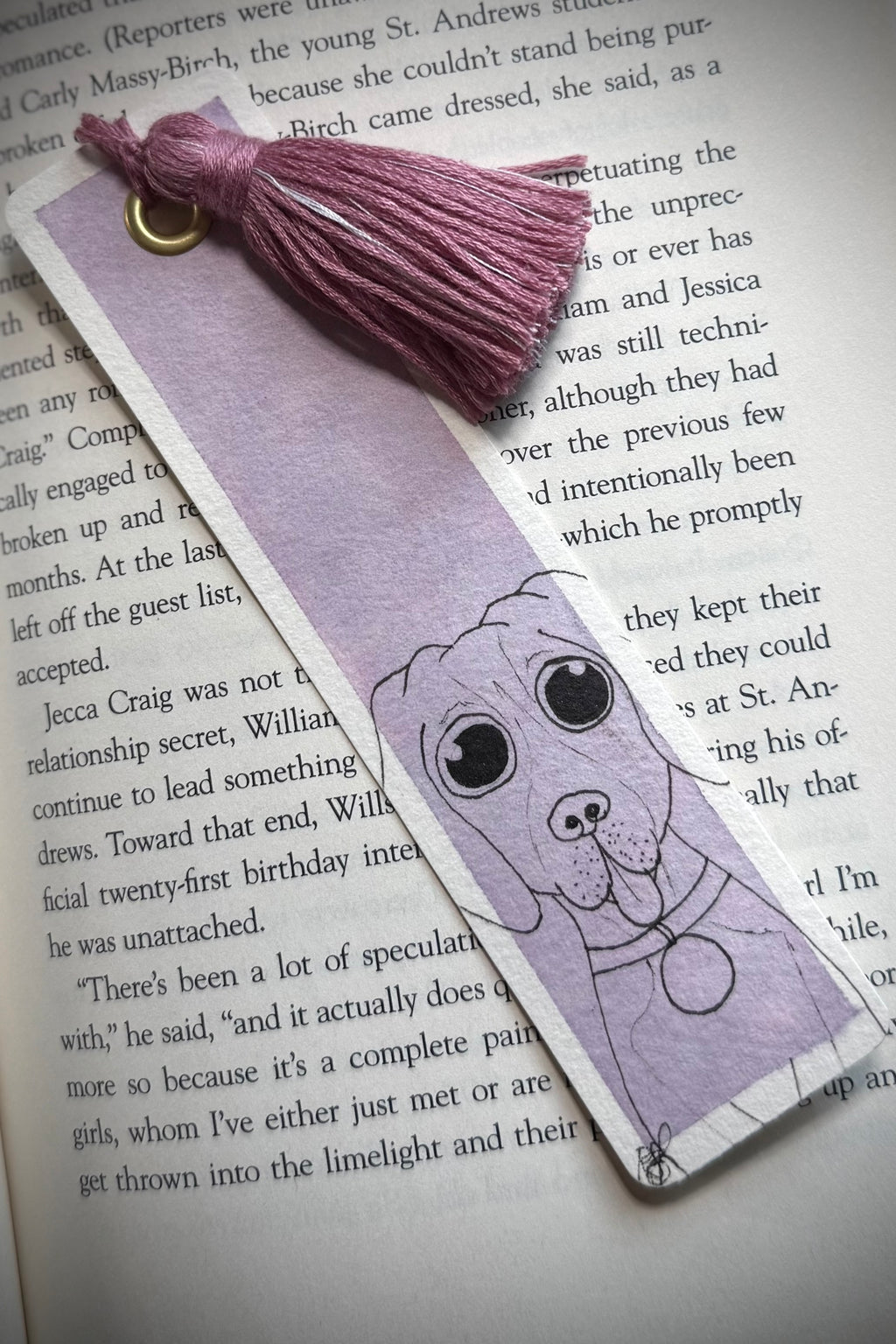 Beagle Bookmark