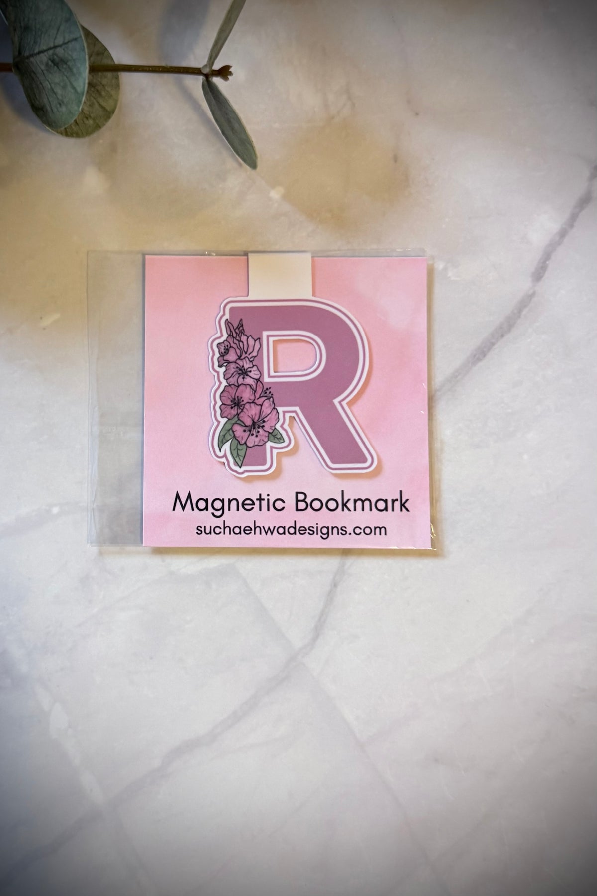 "R" Magnetic Bookmark