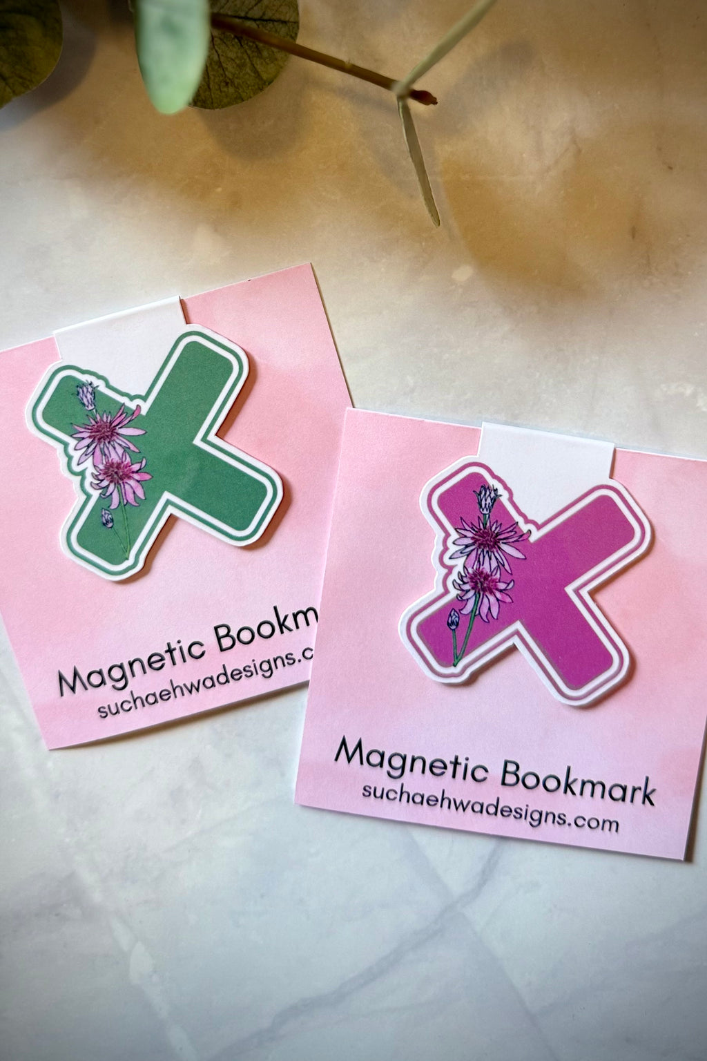 "X" Magnetic Bookmark