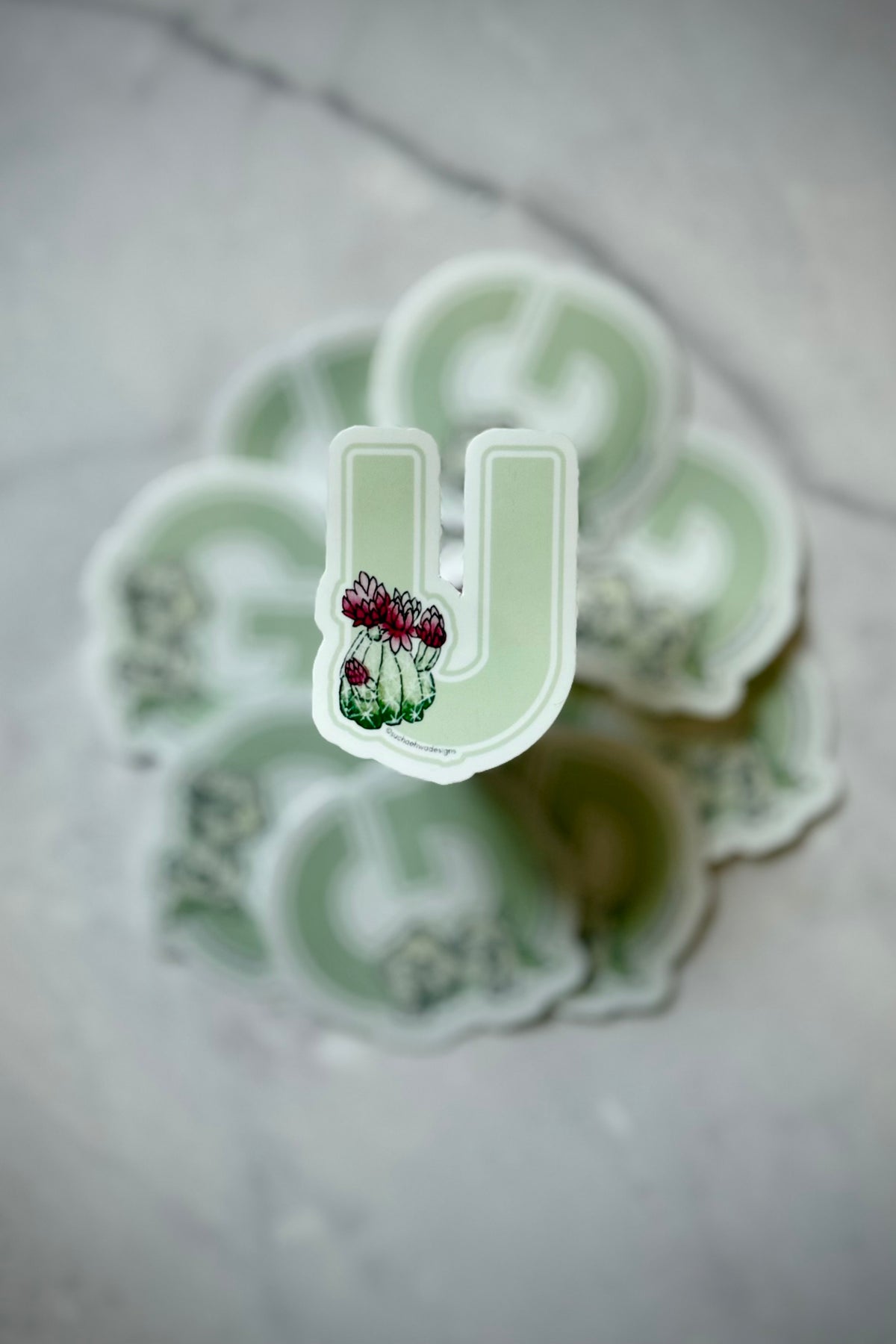 "U" Sticker