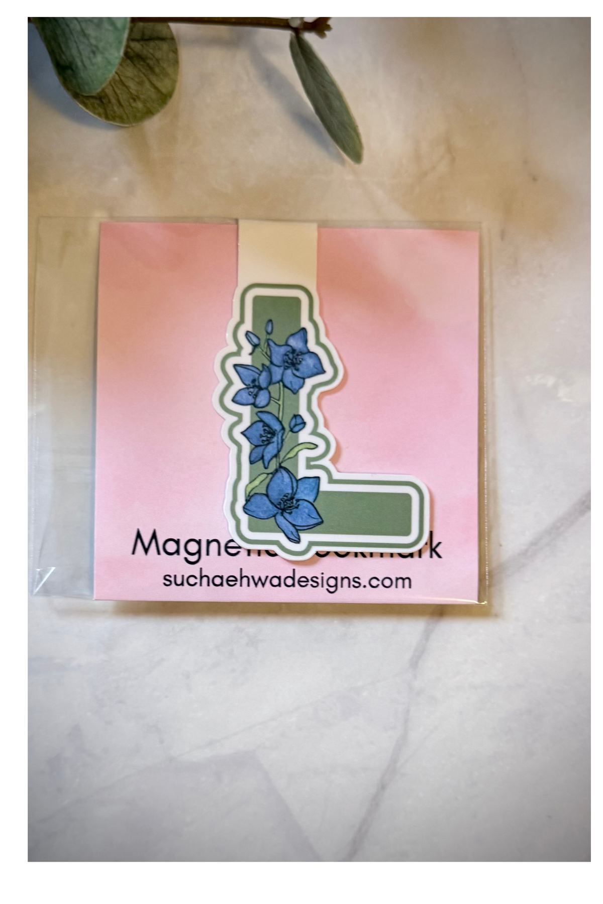 "L" Magnetic Bookmark