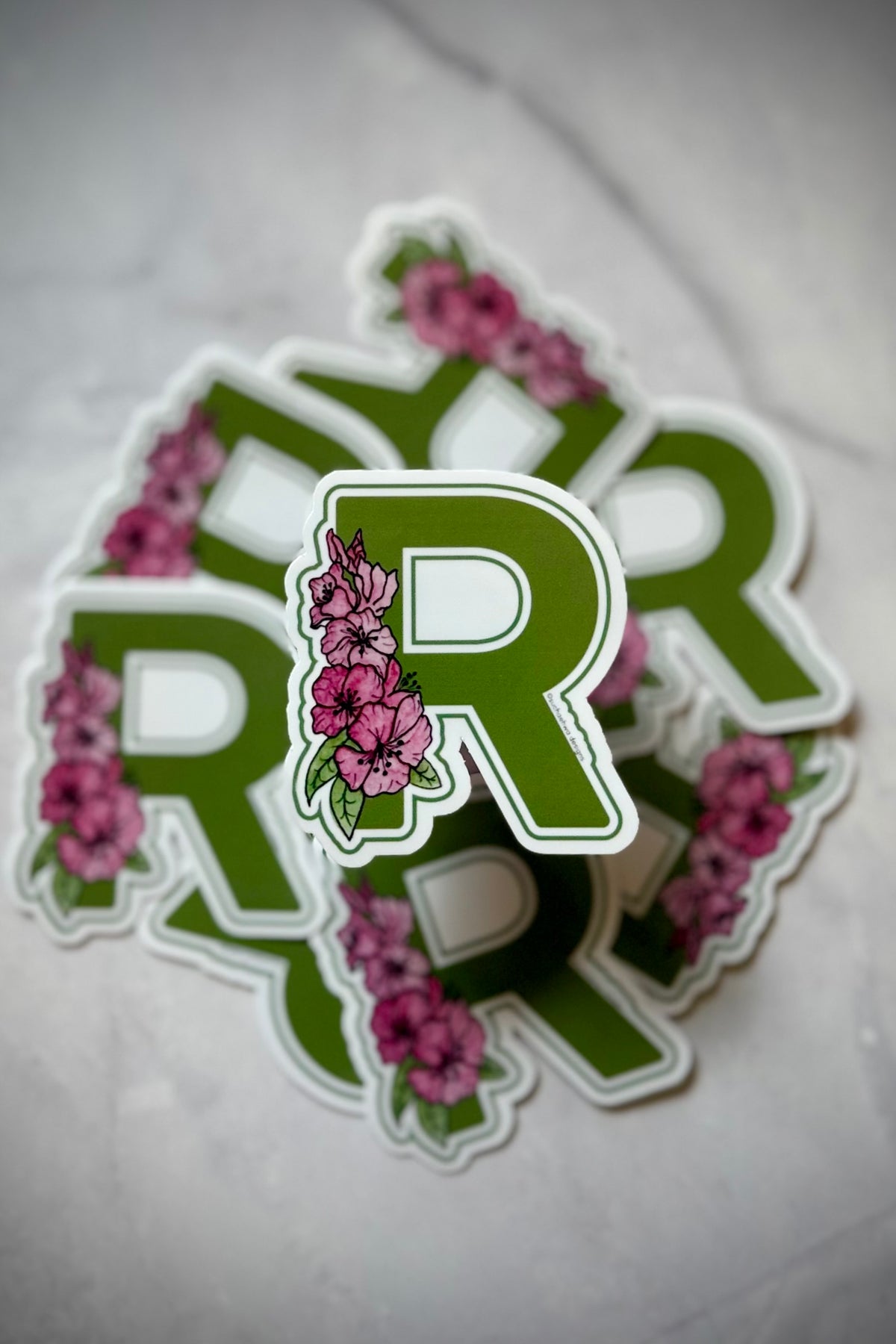 "R" Sticker