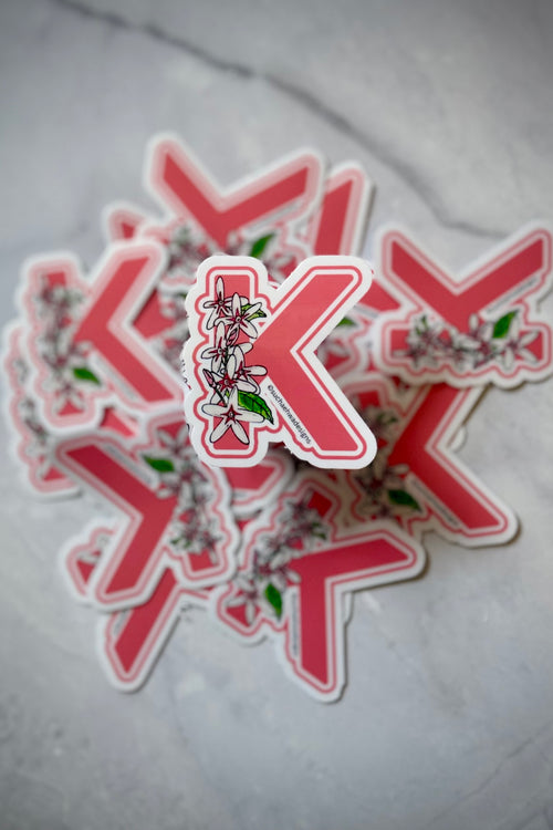 "K" Sticker