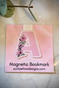 "A" Magnetic Bookmark