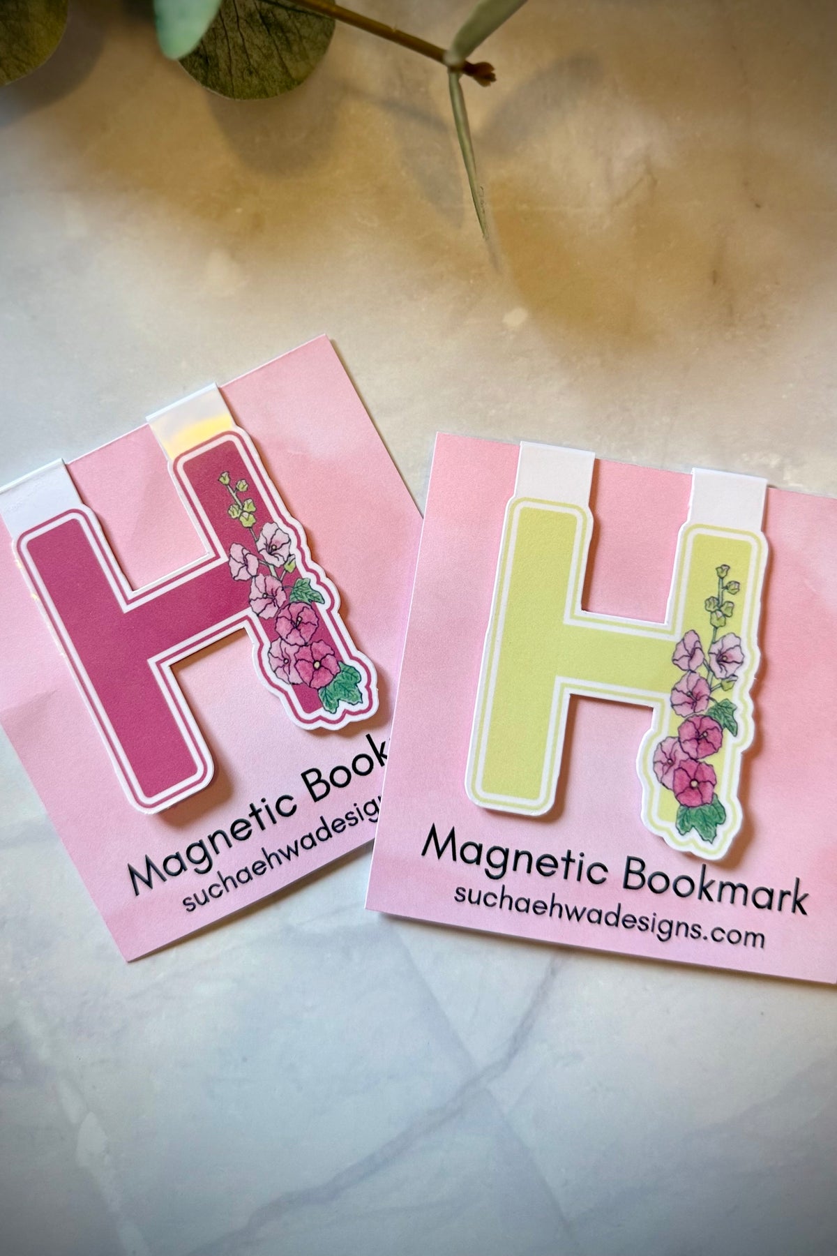 "H" Magnetic Bookmark